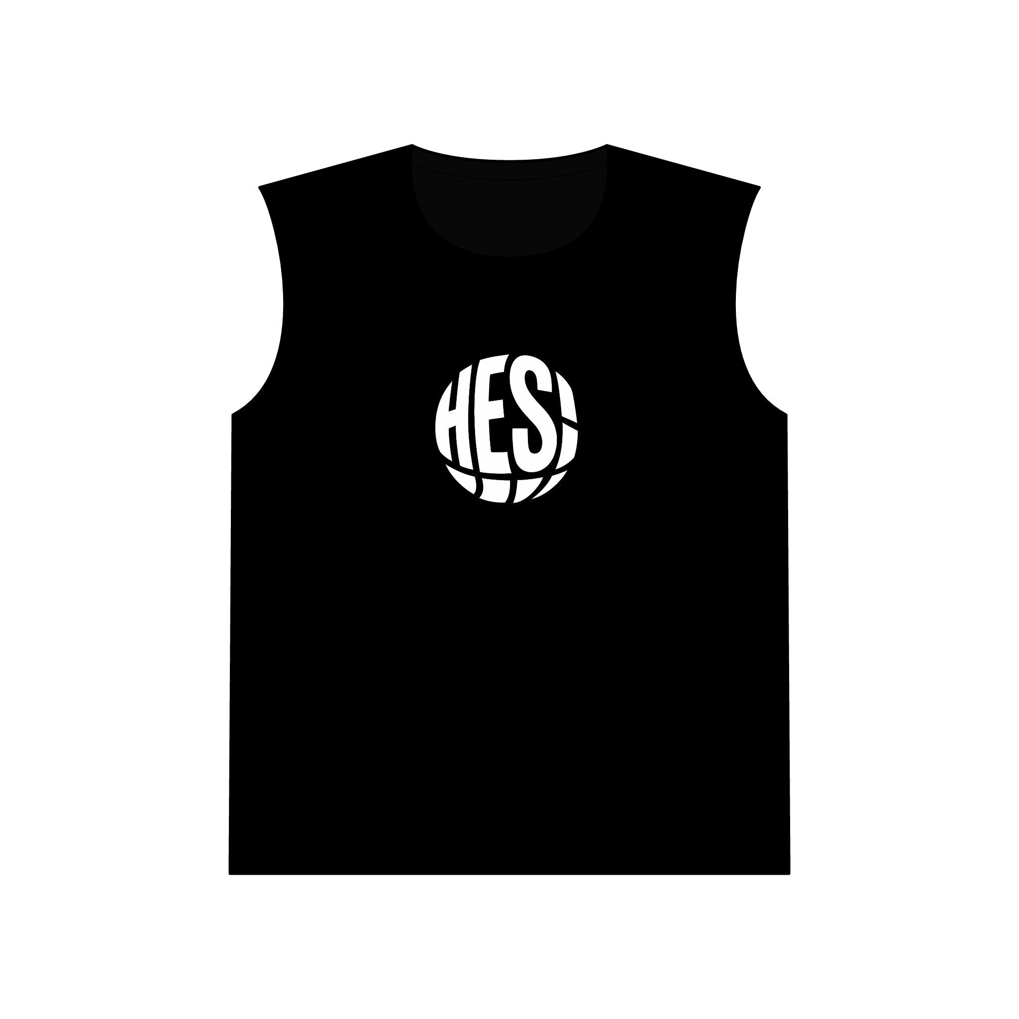 HES! Basketball Logo Muscle Tank
