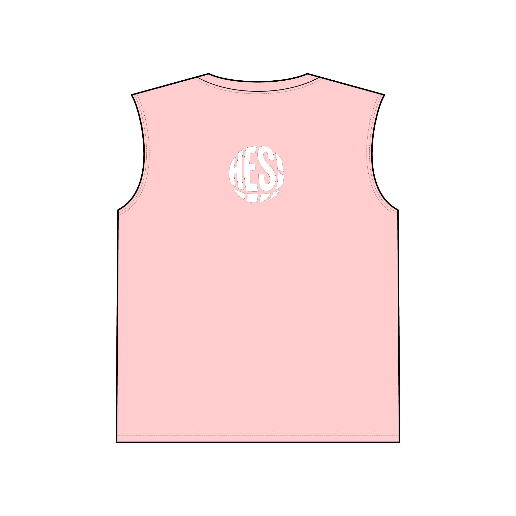 HES! Basketball Logo Muscle Tank