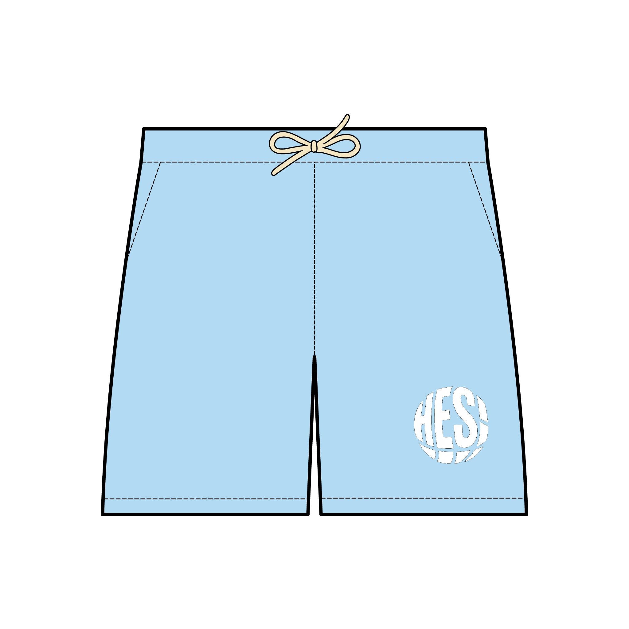Lightweight Fleece Sweat Shorts — Monogram Circle Logo