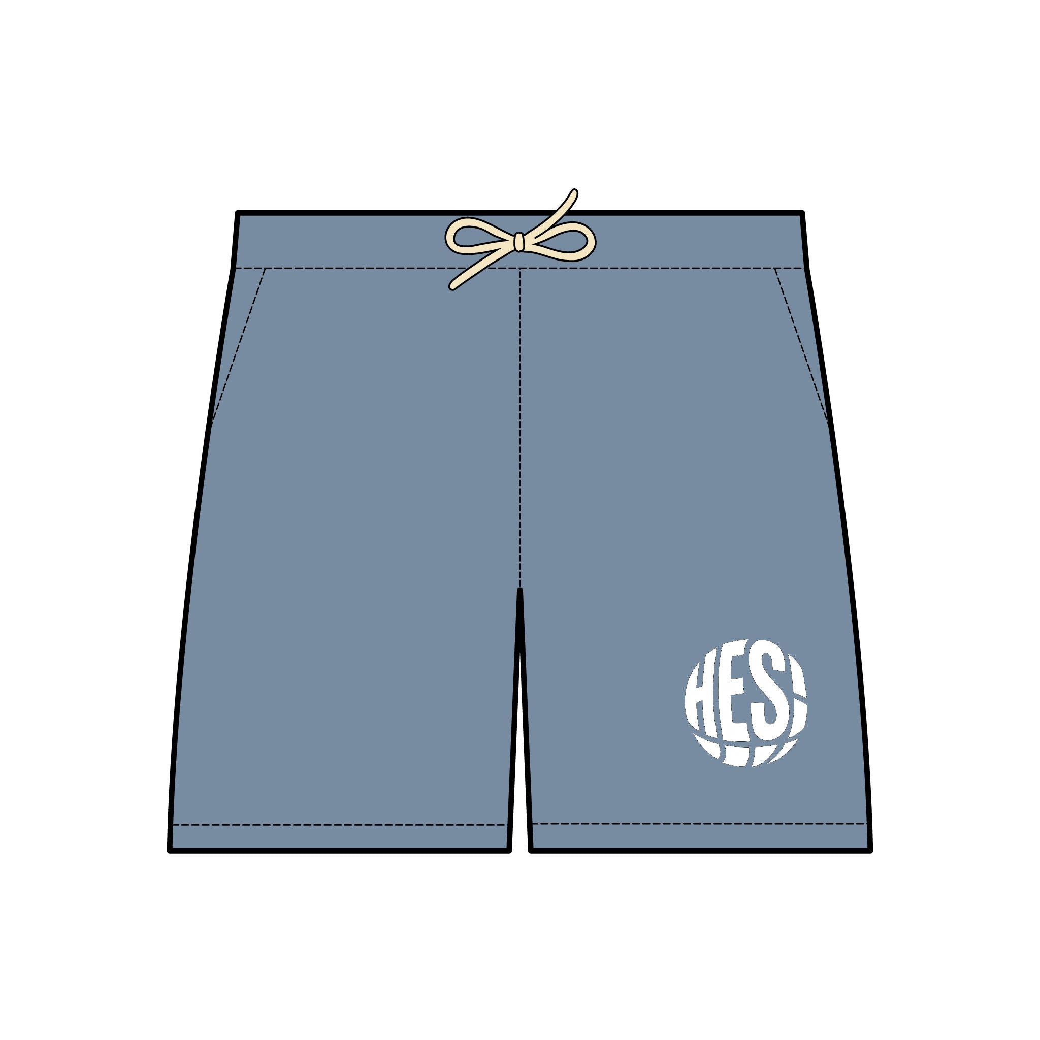 Lightweight Fleece Sweat Shorts — Monogram Circle Logo
