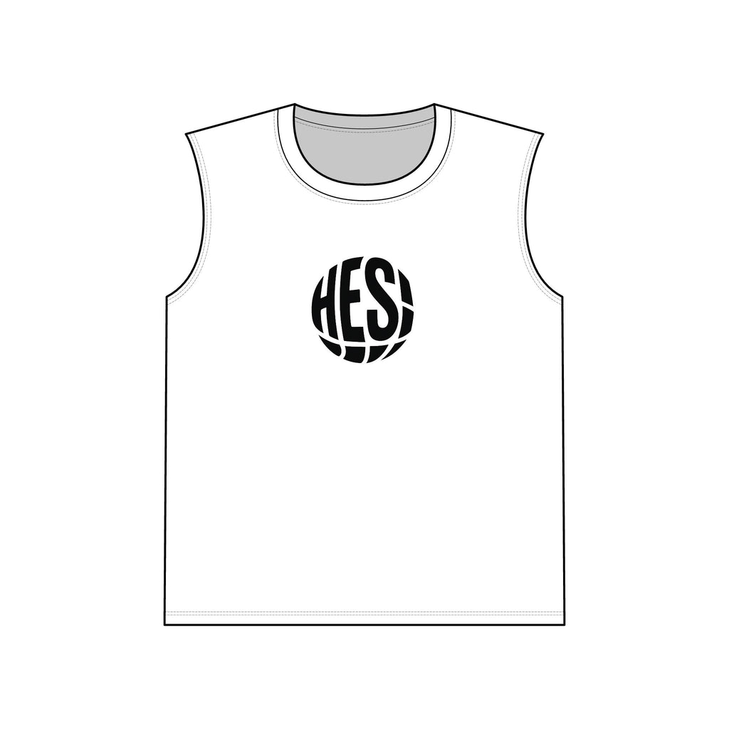 HES! Basketball Logo Muscle Tank