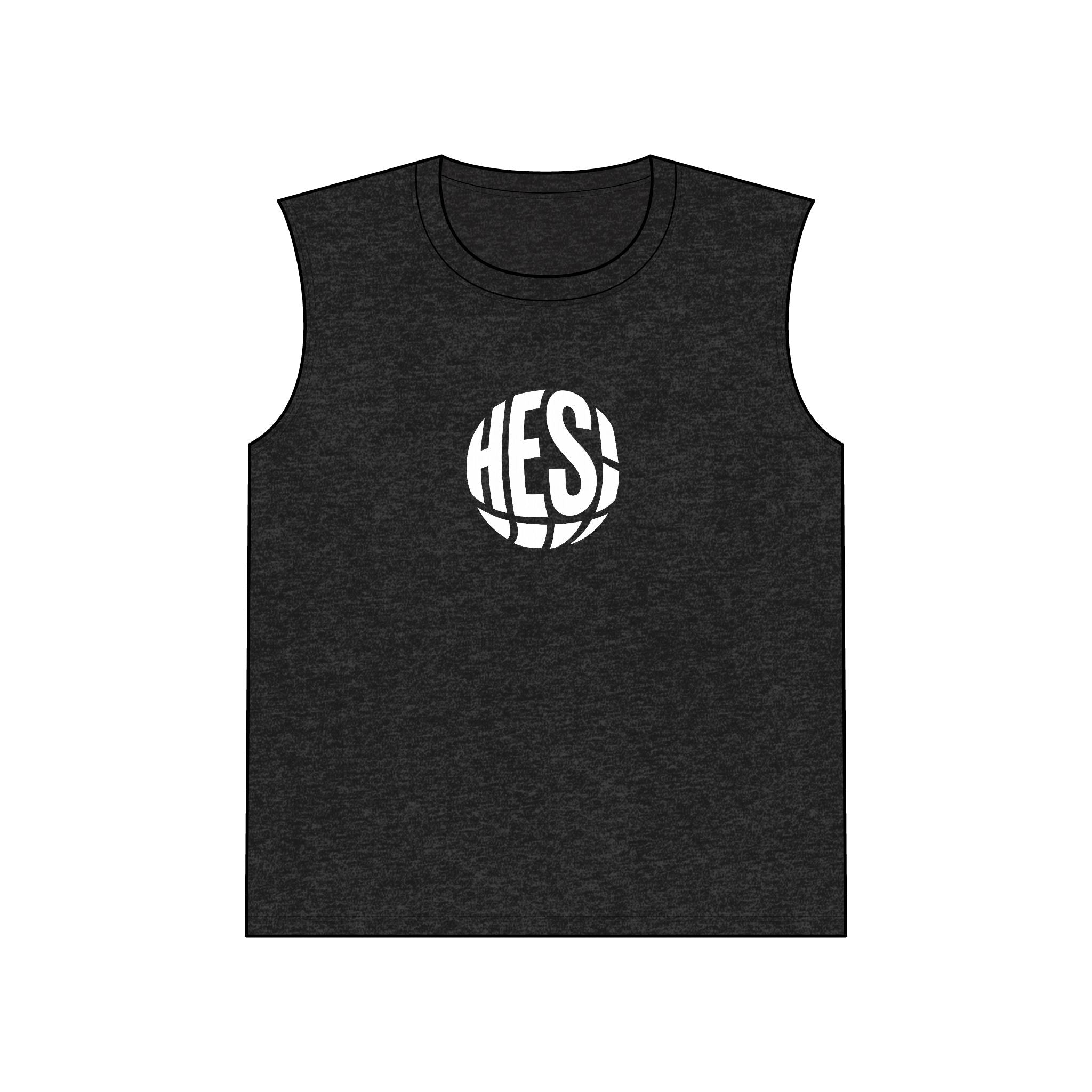 HES! Basketball Logo Muscle Tank