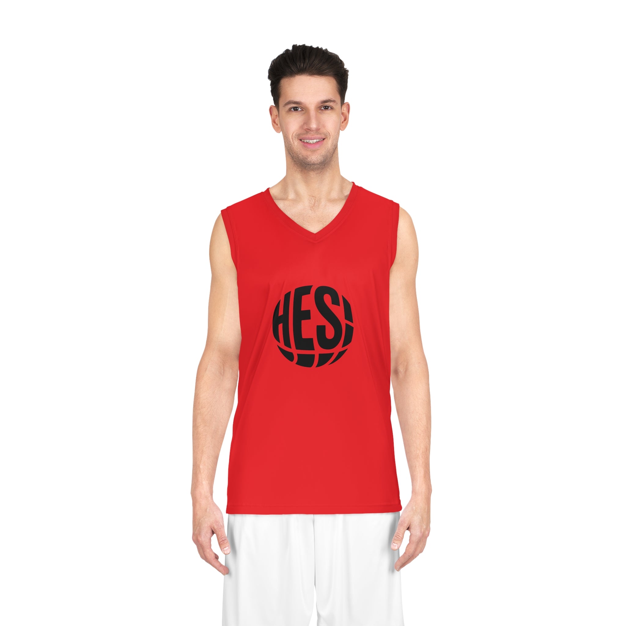 Hesi Logo Basketball Jersey — All-Over Print